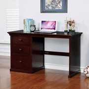 Dark walnut finish computer / office desk by Furniture of America additional picture 2