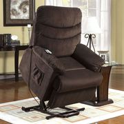 Cocoa brown transitional power recliner by Furniture of America additional picture 2