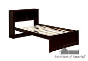 Corner design transitional daybed in brown finish by Furniture of America additional picture 2