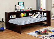 Corner design transitional daybed in brown finish by Furniture of America additional picture 9