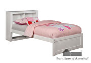 Corner design transitional daybed in white finish by Furniture of America additional picture 3