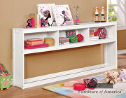 Corner design transitional daybed in white finish additional photo 5 of 8