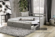 Transitional style daybed in gray finish with two drawers by Furniture of America additional picture 7