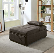 Dark gray transitional futon sofa by Furniture of America additional picture 7