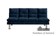 Navy contemporary futon sofa by Furniture of America additional picture 12