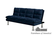 Navy contemporary futon sofa by Furniture of America additional picture 13