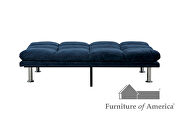 Navy contemporary futon sofa by Furniture of America additional picture 6
