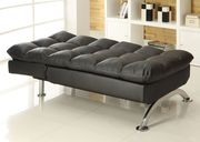 Black Contemporary Sofa Futon by Furniture of America additional picture 6