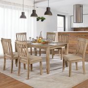7pcs casual natural rustic tone dining set by Furniture of America additional picture 2