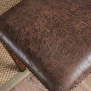 Light walnut rustic counter height table additional photo 4 of 8