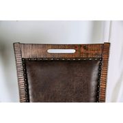 Light walnut rustic counter height table by Furniture of America additional picture 7