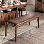Light walnut rustic counter height table by Furniture of America additional picture 9