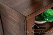 Light walnut rustic server by Furniture of America additional picture 2