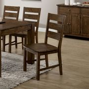 Rustic walnut stylish dining table by Furniture of America additional picture 2