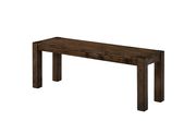 Rustic walnut stylish dining table by Furniture of America additional picture 5