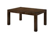 Rustic walnut stylish dining table by Furniture of America additional picture 6