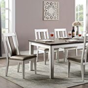 Two-tone look rustic style dining table w/ butterfly leaf additional photo 4 of 3