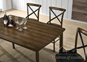 Burnished oak traditonal counter ht. table by Furniture of America additional picture 4
