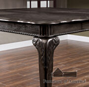Dark gray traditional counter ht. table by Furniture of America additional picture 3