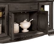 Dark Gray Traditional Buffet + Hutch by Furniture of America additional picture 2
