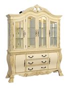 Royal style antique white finish buffet+hutch additional photo 3 of 3