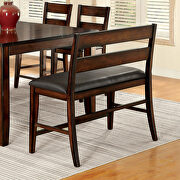 Dark cherry cottage counter ht. table w/ leaf by Furniture of America additional picture 4