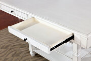 Antique white transitional counter ht. table by Furniture of America additional picture 3