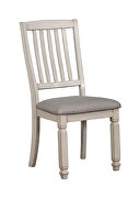 Vintage white dining chair by Furniture of America additional picture 2