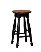 Black/cherry cottage counter ht. stool by Furniture of America additional picture 2