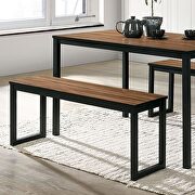Replicated wood grain top 3 pc. dining set additional photo 2 of 3