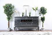 Gray finish transitional server additional photo 3 of 2