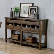 Light oak wood server by Furniture of America additional picture 2