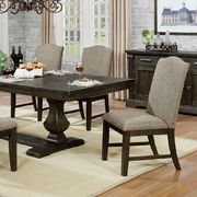 Espresso family size dining table additional photo 2 of 7