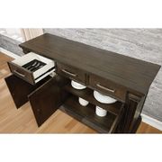 Espresso family size dining table additional photo 5 of 7