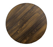 Light walnut transitional round counter ht. table by Furniture of America additional picture 3