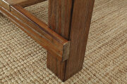 Rustic oak contemporary counter ht. table by Furniture of America additional picture 4
