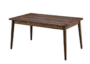Natural tone/ gray overhang top dining table by Furniture of America additional picture 3
