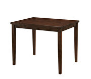 Brown cherry/ gray mid-century modern counter ht. table additional photo 3 of 4