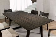 Dark walnut transitional dining table by Furniture of America additional picture 2