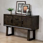 Dark walnut transitional dining table by Furniture of America additional picture 7