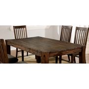 Rustic walnut finish dining table by Furniture of America additional picture 2