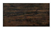Weathered medium oak/black industrial counter ht. table by Furniture of America additional picture 3