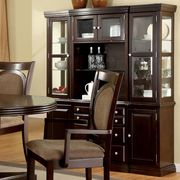 Traditional dark walnut double pedestal table by Furniture of America additional picture 5