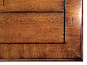 Black/ antique oak cottage style server additional photo 2 of 2
