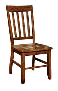 Dark oak transitional style dining chair by Furniture of America additional picture 2