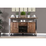 Rustic oak finish server / buffet by Furniture of America additional picture 5