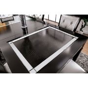 Black/silver contemporary dining table by Furniture of America additional picture 11