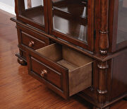 Brown cherry traditional hutch & buffet additional photo 3 of 4