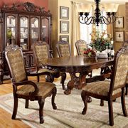 Traditional oak familiy size table w/ 2 leaves by Furniture of America additional picture 2