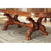 Traditional cherry oval table table w/ 2 leaves by Furniture of America additional picture 2